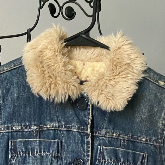 Abercrombie Kids Jeans Button Up Jacket Size Large - Picture 5 of 11